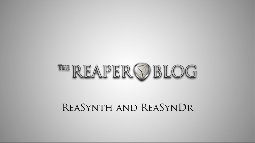Video: ReaSynth and ReaSynDr plugin demo + 10 free presets