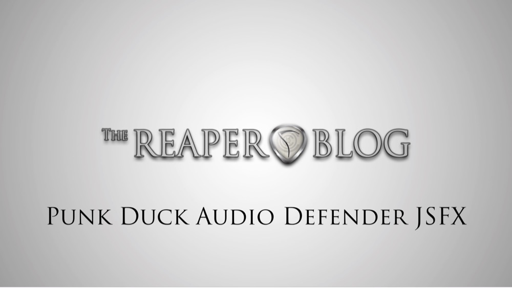 Punk Duck Audio Defender JSFX