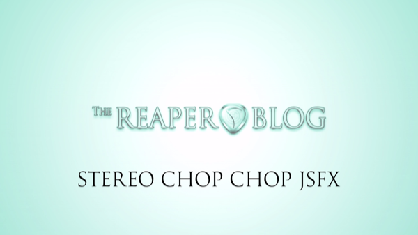 Stereo Chop Chop JSFX plugin demo