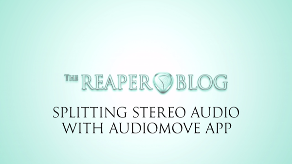 Quick Tip: Splitting stereo audio with AudioMove App