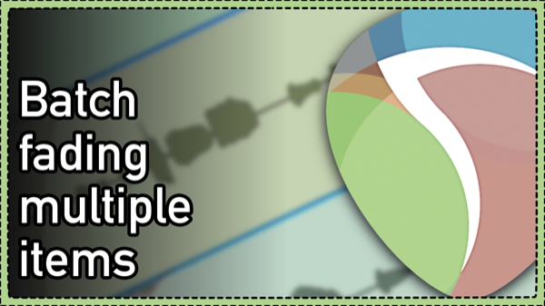 Fading multiple items – How to Batch Fade in REAPER 5