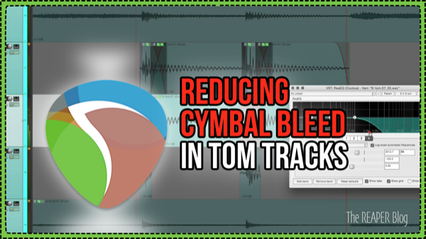 Reducing Cymbal Bleed In Tom Tracks (Without Dulling The Attack)