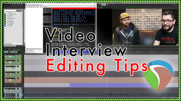 Video Interview Editing Tips –  Video Production In REAPER