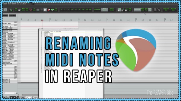 Naming MIDI Notes In REAPER