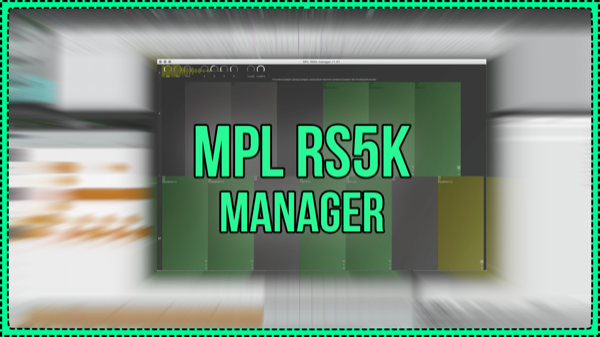 MPL RS5K Manager Script For REAPER