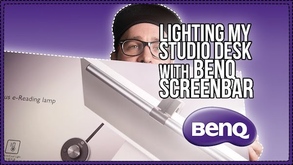 Lighting my studio desk with the BenQ Screenbar Plus