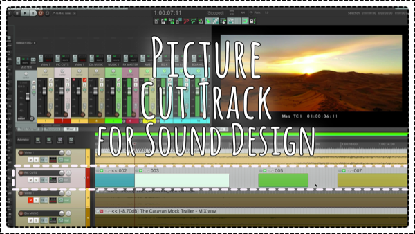 Audio Post in REAPER – Picture Cut Track tip from Vijay Rathinam