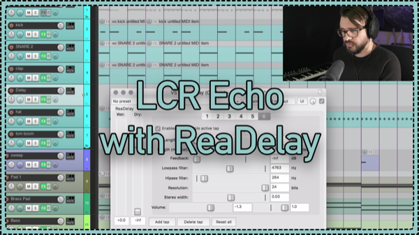 LCR echo with ReaDelay