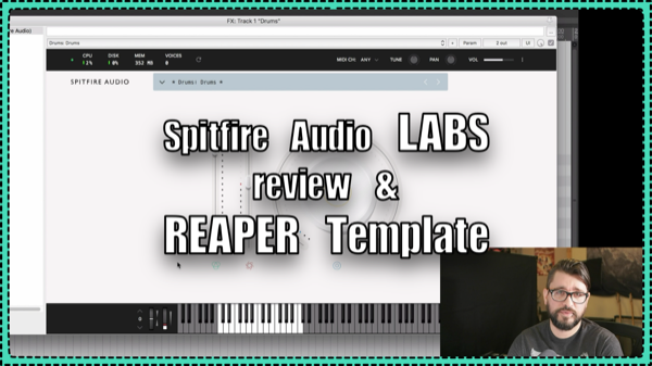 LABS Free VSTi from Spitfire Audio – REAPER Template Download