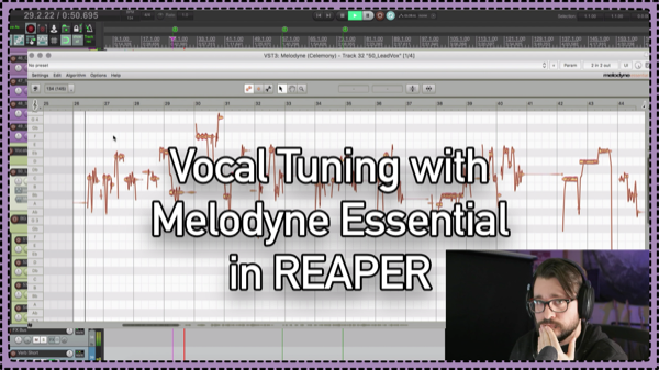 Vocal Tuning with Melodyne Essential in REAPER (ARA2)