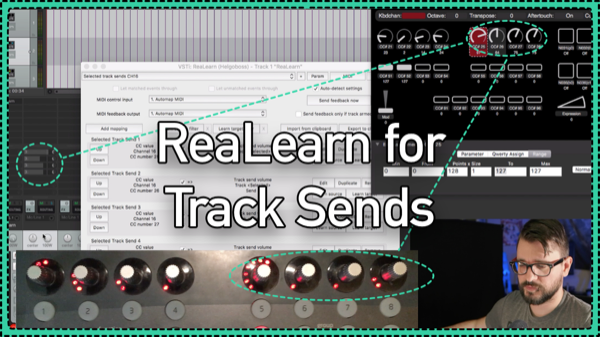 Using ReaLearn for Track Sends