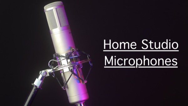 Types of microphones for a home studio