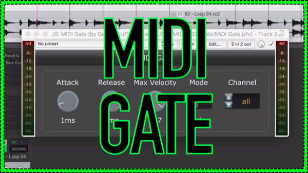 MIDI Triggered Gate JSFX for REAPER