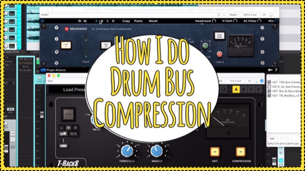 How I do Drum Bus Compression in my mix template