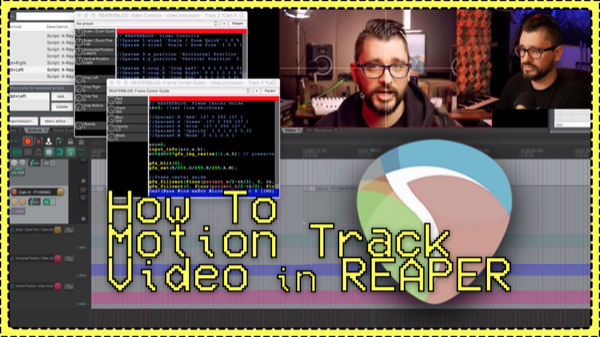 How to Motion Track Video in REAPER – Moving Camera Effect