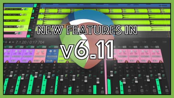 What’s New in REAPER 6.11 – mixer scroll fix, more metadata functions, global color adjust