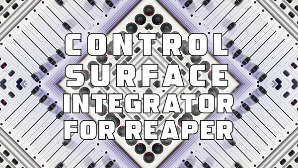 Control Surface Integrator for REAPER with Behringer BCF2000