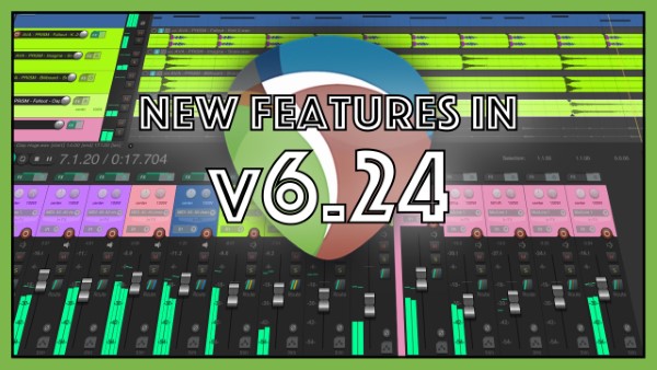 New features in REAPER v6.24 – Razor Editing and more