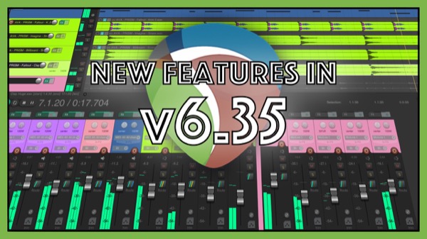 New features in REAPER v6.35