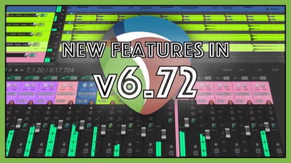 What’s new in REAPER 6.72 – Track based item edit groups, multi-mono convert, and more