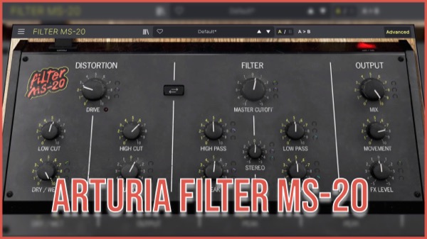 Modulated filtered fun! Arturia Filter MS-20