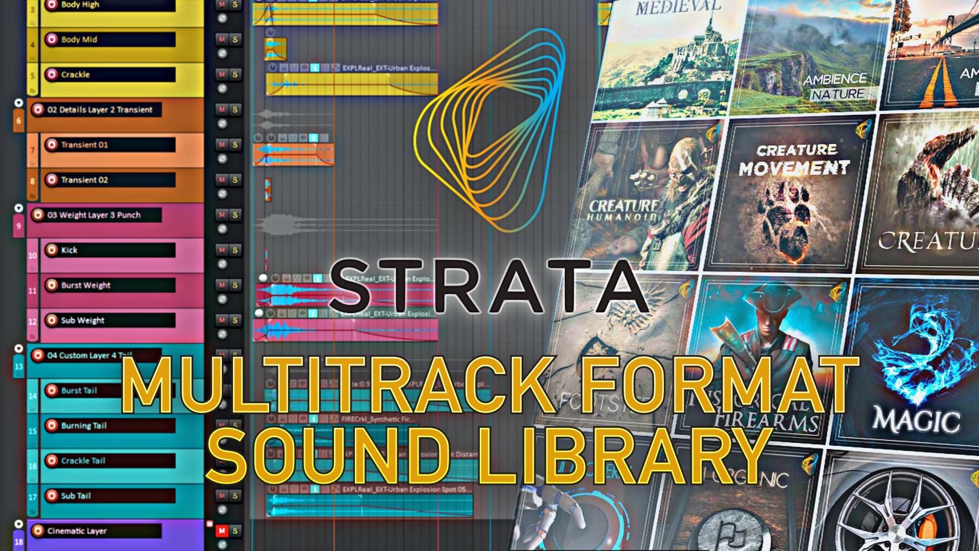 The MOST Flexible Sound Library for Interactive Media – STRATA By Audiokinetic