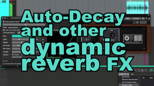 Ducking or Auto Decay Reverb in REAPER