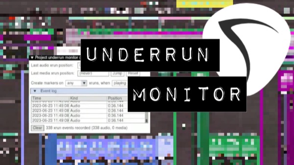 Project Underrun Monitor ReaScript