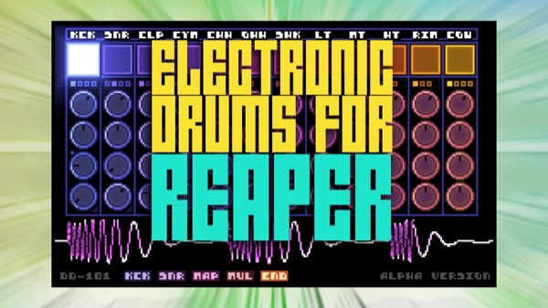 FREE electronic drums for REAPER – Saike Dum Drums DD-101 JSFX