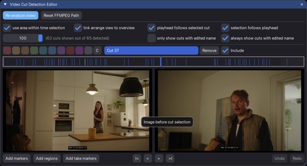 Cut Detection Editor Script